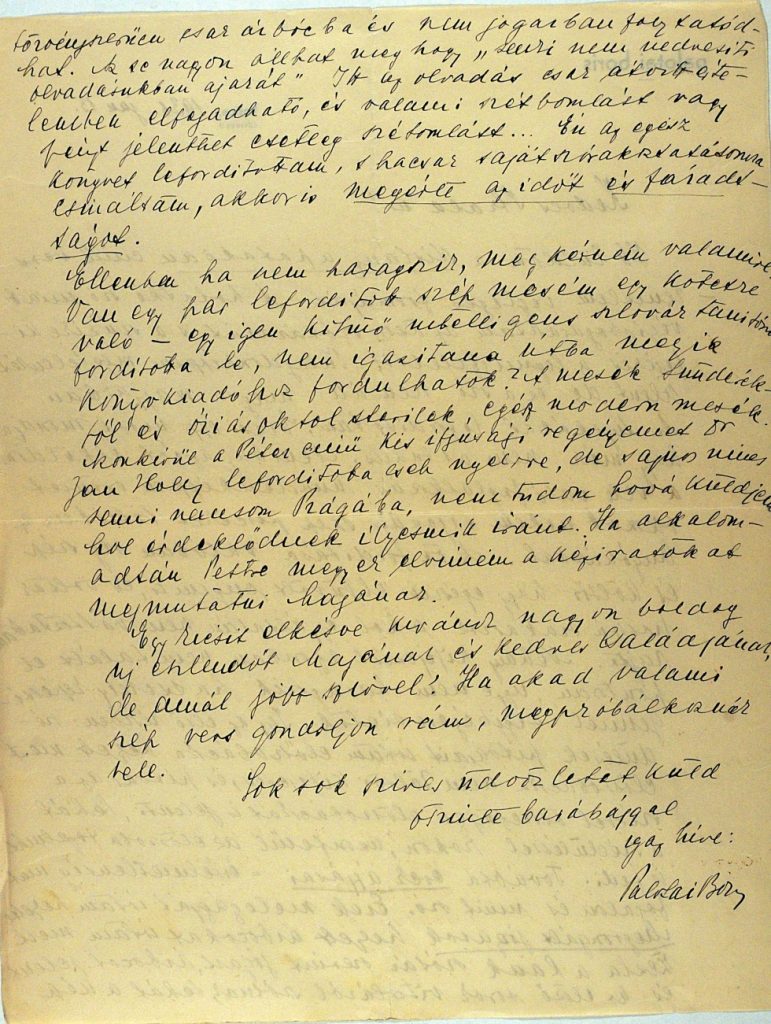 Palotai Boris levele, 1936. január 13. 02.